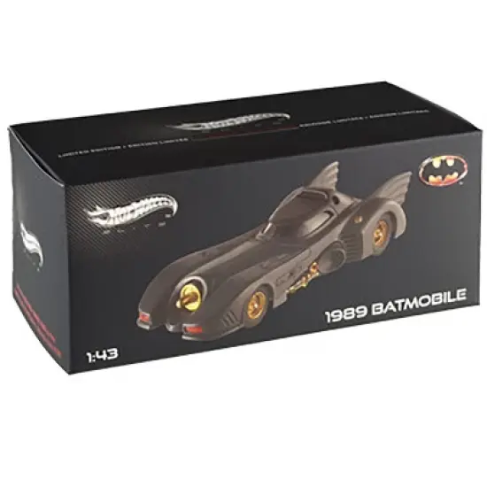 1989 Movie Batmobile Elite Edition 1/43 Diecast Model Car by Hot Wheels image {2}