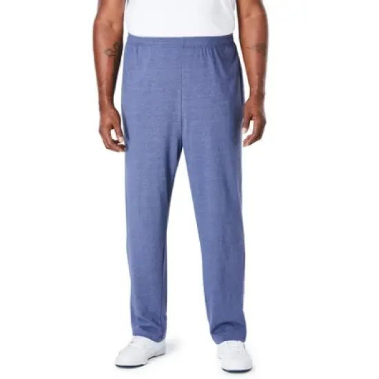 KingSize Men's Big & Tall Lightweight Jersey Open Bottom Sweatpants image {5}