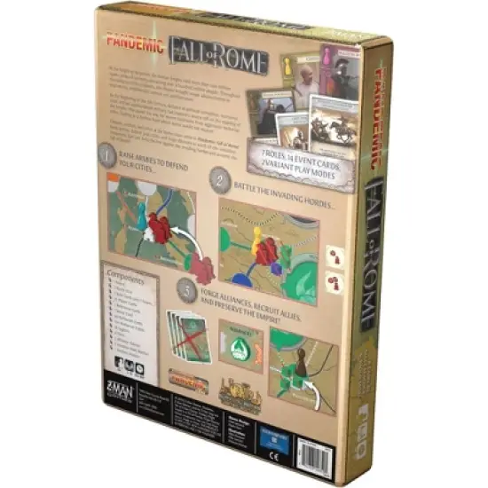 Zman Pandemic: Fall of Rome Board Game image {1}