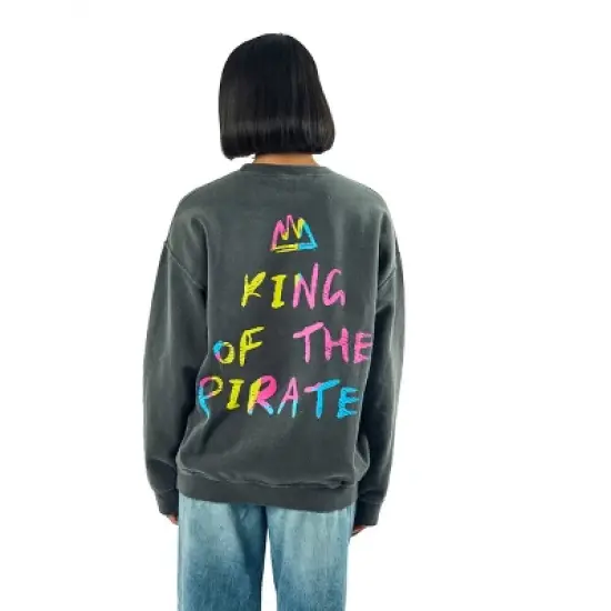 One Piece King Of The Pirates Adult Unisex Potassium Washed Crew Neck Long Sleeve Sweatshirt image {6}