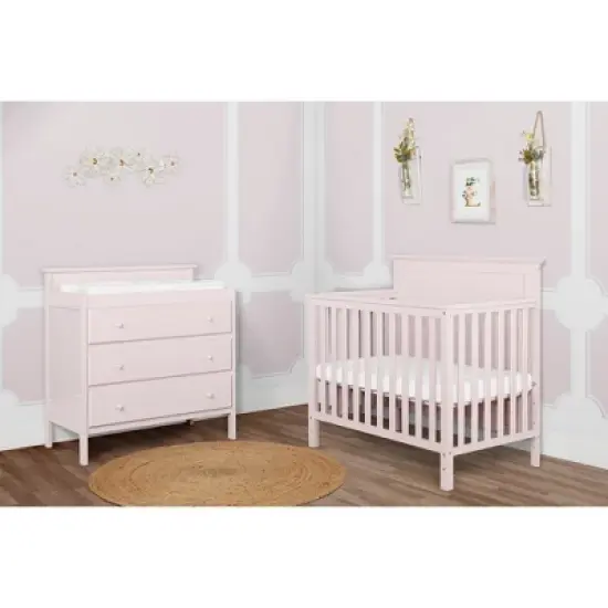 Dream On Me Ava 4-in-1 Convertible Mini Crib image {8}