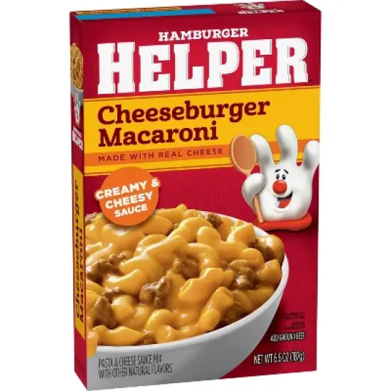 Hamburger Helper Cheeseburger Macaroni Pasta Meal Kit - 6.6oz image {6}