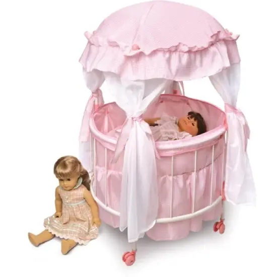Badger Basket Royal Pavilion Round Doll Crib image {2}