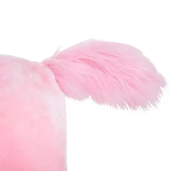 Qaba Kids Ride on Rocking Horse Toddler Plush Toy with Realistic Sounds and Swinging Tail for 3 Years Old Children image {5}