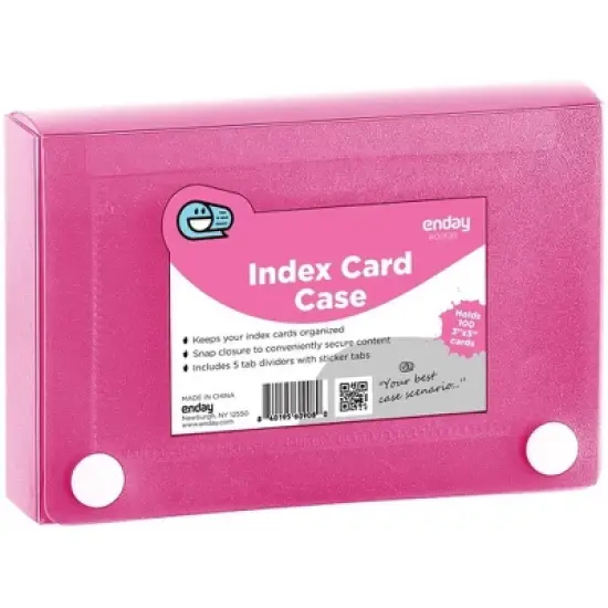 Enday 3" X 5" Index Card Case image {8}