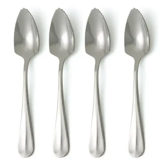 Norpro Stainless Steel Serrated Grapefruit Spoons, Set of 4 image {6}
