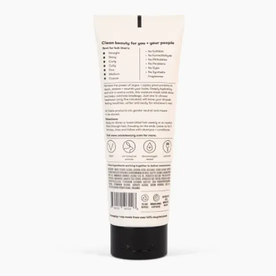 Odele Moisture Hair Treatment Mask Clean, Deep Conditioning and Silicone Free - 8 fl oz image {1}