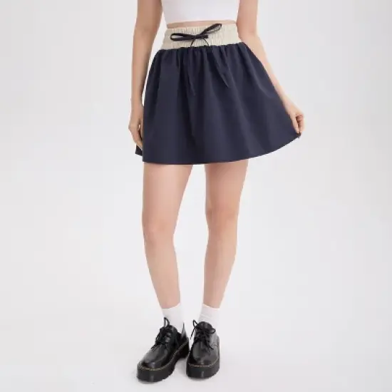 Women's High-Rise Mini Skort - Wild Fable&trade; Blue image {4}