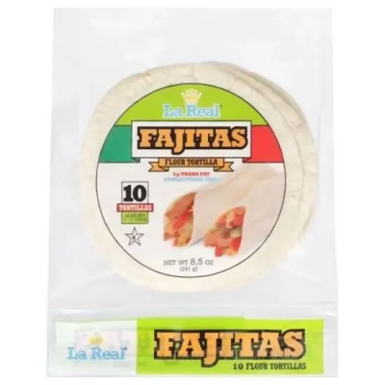 La Real 10 Pack Fajita Tortilla - 24 pack, 8.5 oz image {1}