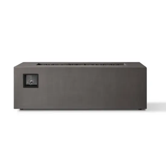 Caraga Casual Rectangle Propane Fire Table Carbon - Jensen Co. image {1}