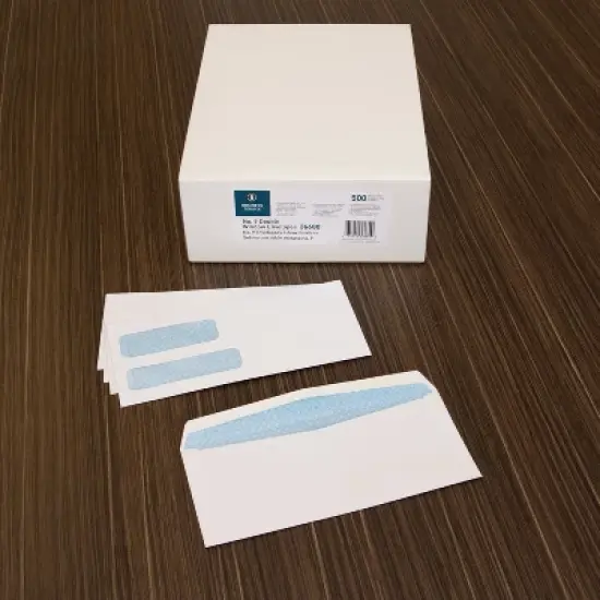 Business Source Double Window Invoice Envelopes White image {3}