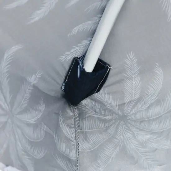 Outsunny Quick Beach Cabana Canopy Umbrella, 7.9' Easy-Assembly Sun-Shade Shelter with Sandbags, Cool UV50+ Fits Kids & Family image {5}