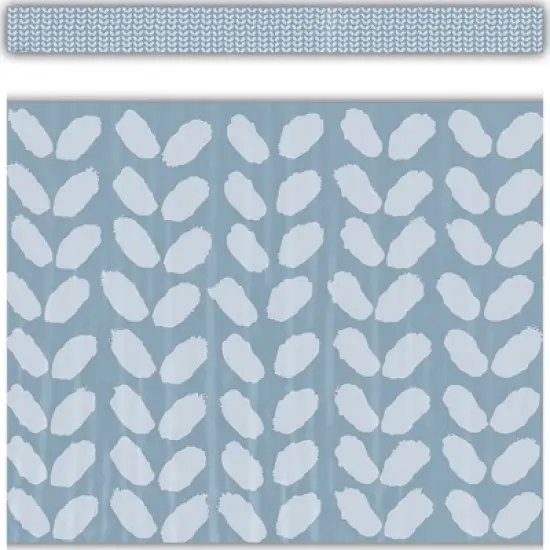 Teacher Created Resources&reg; Classroom Cottage Blue Petals Straight Border Trim, 35 Feet Per Pack, 6 Packs image {2}
