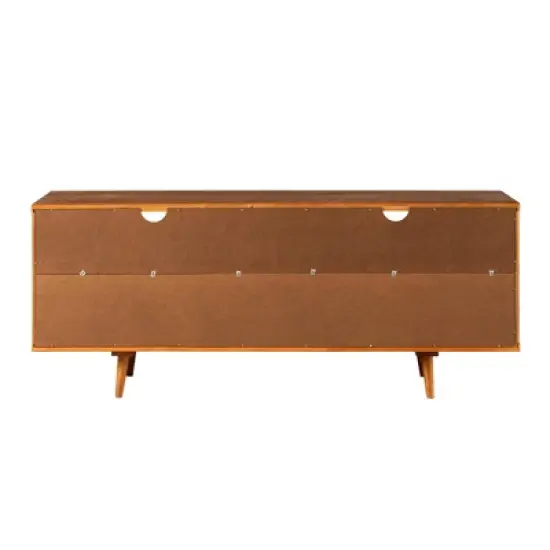 Cara Mid-Century Modern 3 Drawer TV Stand for TVs up to 65" - Saracina Home image {7}