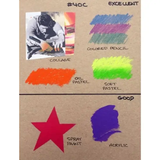 Crescent Mounting Chipboard, 5 x 7 Inches, Gray, Pack of 40 image {2}