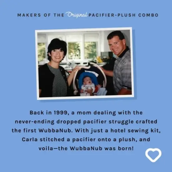 WubbaNub Baby Bullseye Soft Plush Toy Lovey image {4}