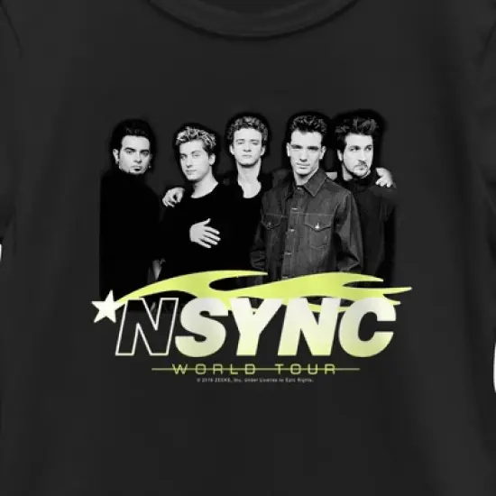 Girl's NSYNC World Tour Poster T-Shirt image {1}