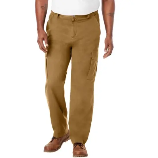 Boulder Creek by KingSize Men's Big & Tall  Renegade Side-Elastic Waist Cargo Pants image {12}