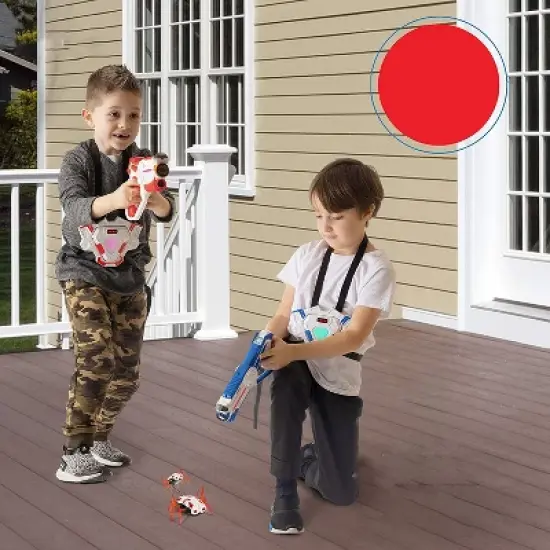 Kidzlane Laser tag Set with 2 Blasters,2 Vests and 1 Laser Tag Spider Target image {1}