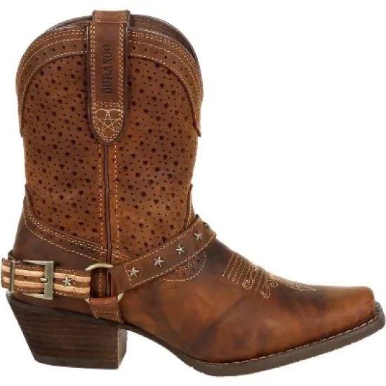 Women's Durango Ventilated Shortie Boot, DRD0375, Brown image {6}