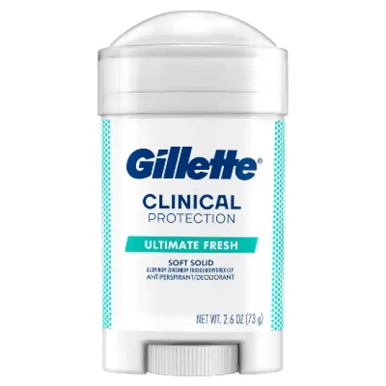 Gillette Clinical Soft Solid Ultimate Fresh Antiperspirant & Deodorant - 2.6oz image {1}