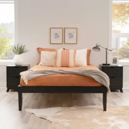 Powell Pensy Platform Bed and 2 Nightstands image {1}