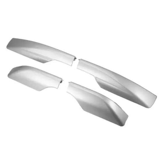 Unique Bargains Car Roof Rack Side Rails End Cover Shell Cap Compatible for Toyota RAV4 2006-2012 Silver Tone 4pcs image {6}