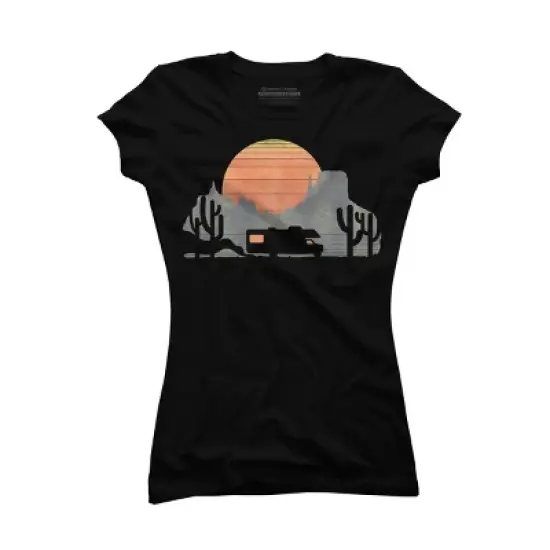 Junior's Design By Humans on the road By radiomode T-Shirt image {3}