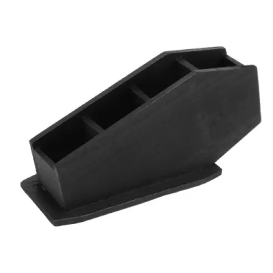 Unique Bargains Coffin Makeup Brush Holder 4 Grids Black 1 Pc image {6}