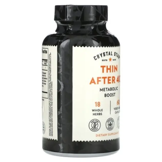 Crystal Star Thin After 40, 60 Vegetarian Capsules image {3}