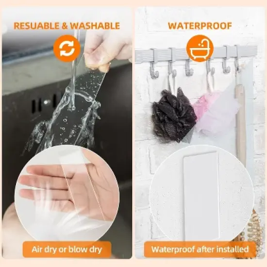 Deli Double Sided Tape Heavy Duty, Nano Tape, Double Sided Mounting Tape, Clear Adhesive Tape for Hanging Picture, Photo Deco. image {3}