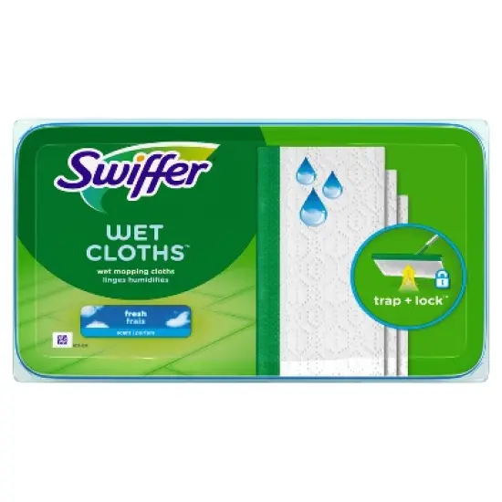 Swiffer Sweeper Wet Mopping Cloths Refills - Fresh Scent image {1}