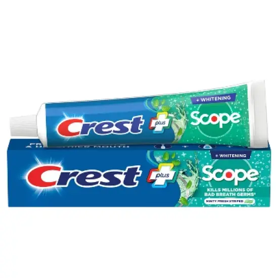 Crest + Scope Complete Whitening Toothpaste - Minty Fresh image {10}
