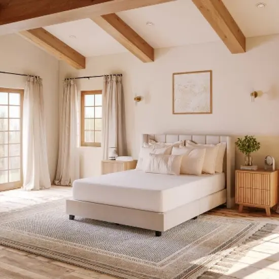 Merrick Lane Memory Foam Mattress in a Box with 4 Layers, Green Tea-Infused Foam, Air Circulation Foam, Cooling Gel, CertiPUR-US Certified Foam image {14}