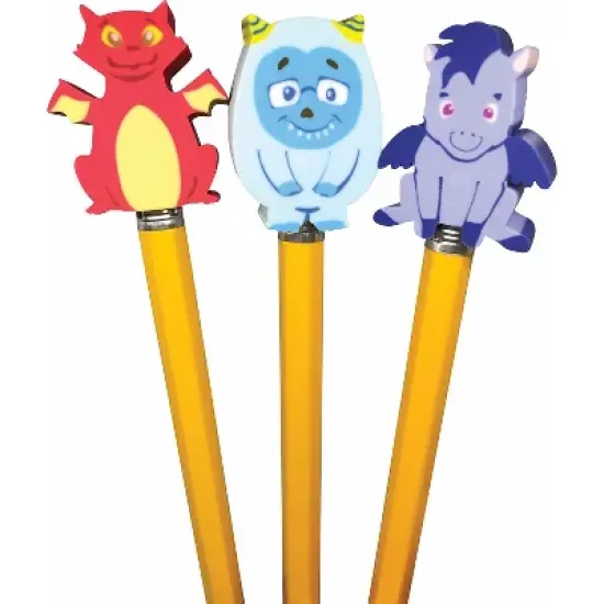 Teacher Created Resources Whatsits Cap Eraser Assorted Colors Bulk (TCR20344) image {1}