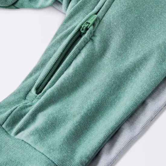 Baby Boys' 2pk Premium Romper - Cloud Island&trade; Green image {3}