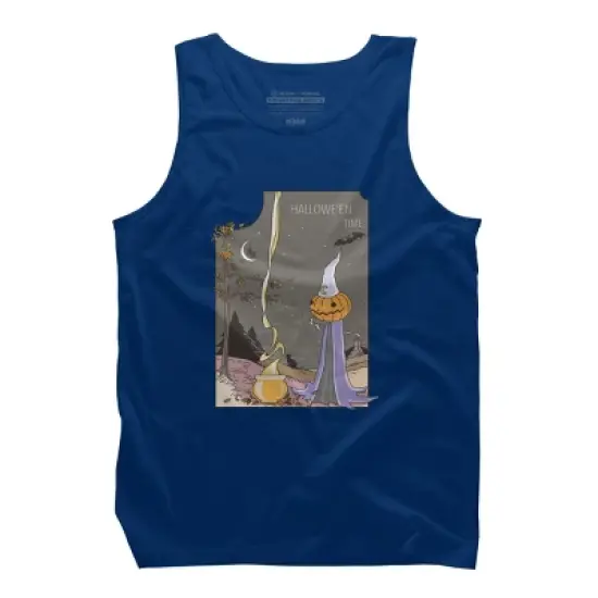 Men's Design By Humans Halloween magic brewery By runcatrun Tank Top image {6}