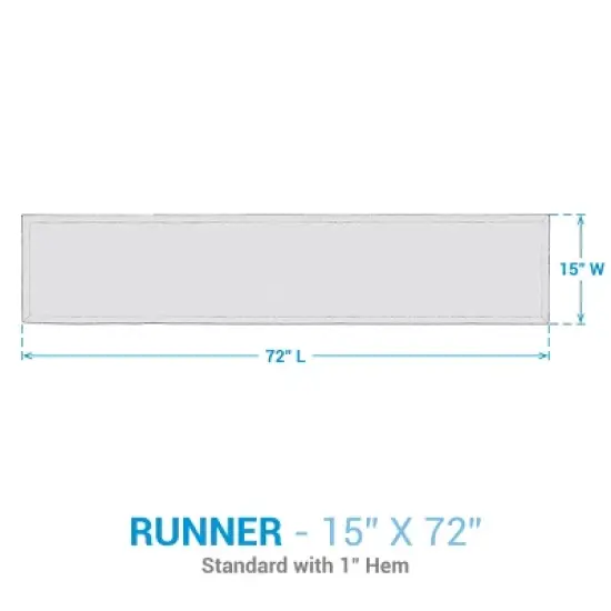 Split P Low Tide Table Runner 15" X 72" image {3}