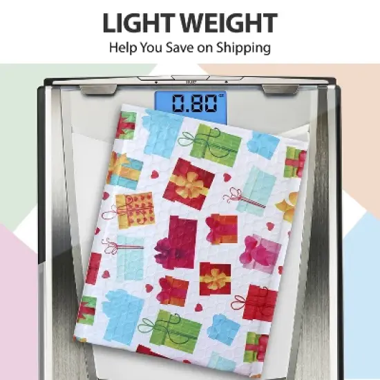 Fosmon 8.5 x 12 - #2 Gift Wrap Birthday Holiday Poly Bubble Mailer, Lightweight Water/Dust/Shock/Tear Resistant Padded Shipping Envelopes image {2}