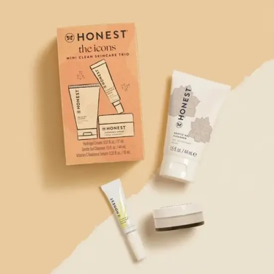 Honest Beauty The Icons Mini Clean Skincare Set - 3ct image {1}