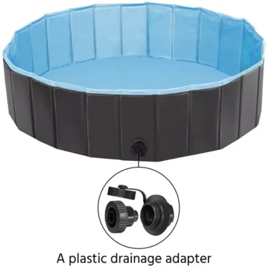 Yaheetech Foldable Pet Swimming Pool for Cats and Dogs image {5}