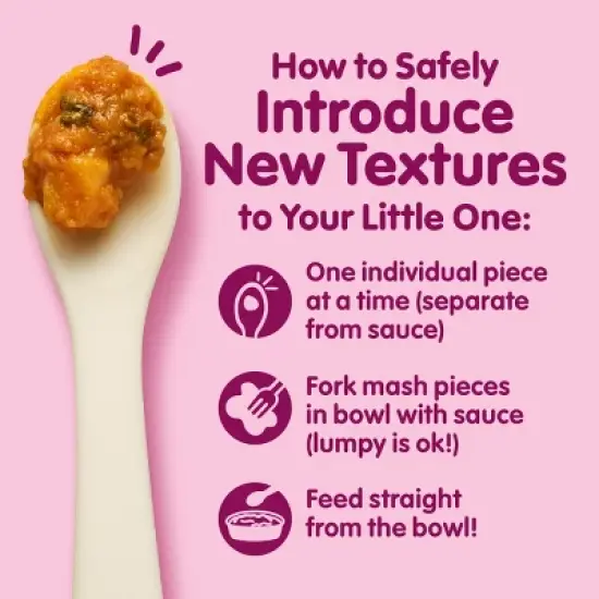 Happy Baby Organics Advancing Texture Bowls, Sweet Potato & Coconut Curry Puree - 4oz image {2}