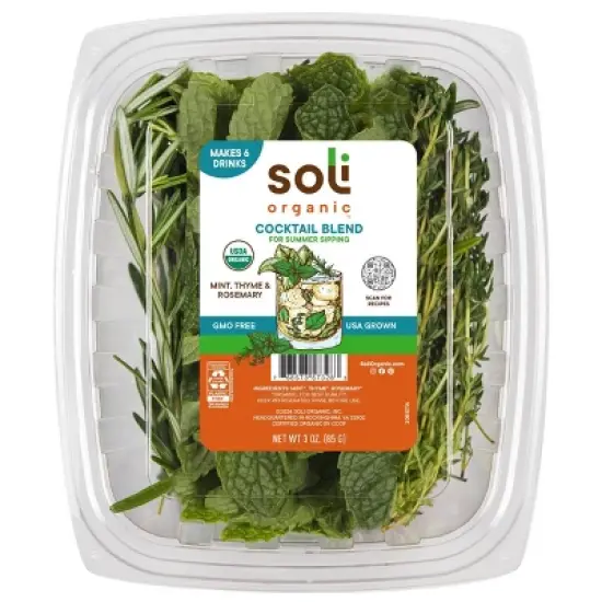 Soli Organic Cocktail Blend Herb Kit - 3oz image {5}