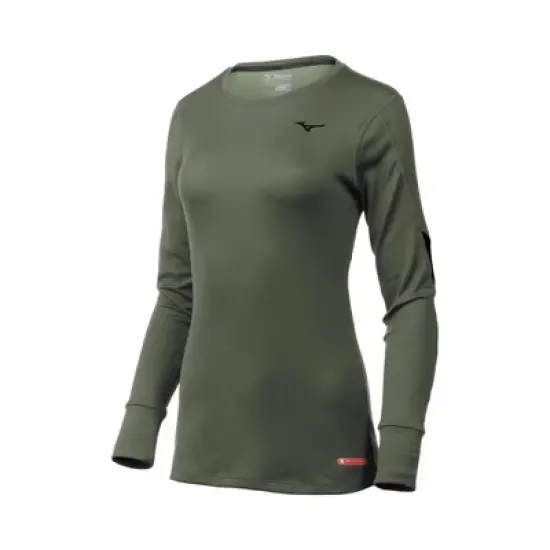 Mizuno Women's Breath Thermo Base Layer Long Sleeve Running Shirt image {1}
