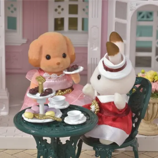 Calico Critters Town Series Tea and Treats Set, Fashion Dollhouse Furniture and Accessories image {2}