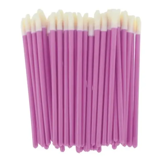 Unique Bargains Disposable Solid Rod Lip Brush Light 50 Pcs image {12}