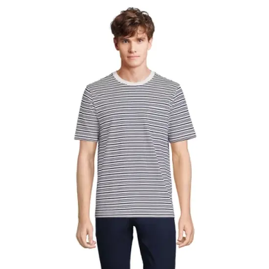 Lands' End Men's Super-T Short Sleeve T-Shirt with Pocket image {19}