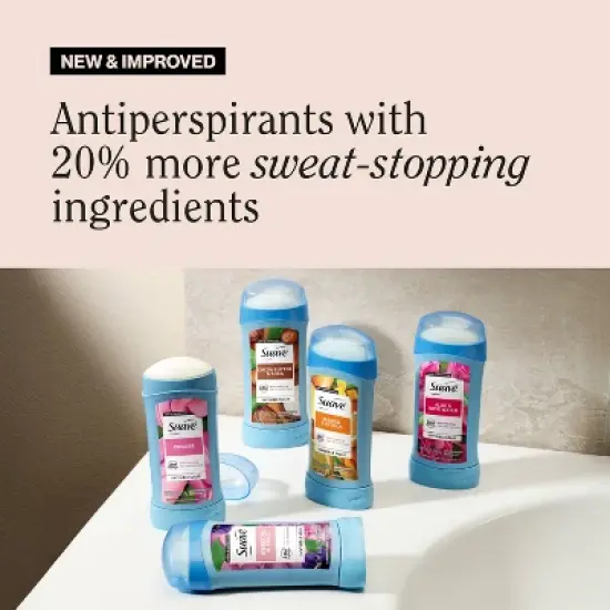 Suave Fresh Anti-Staining 48-Hour Antiperspirant & Deodorant Stick - 2.6oz/2pk image {8}