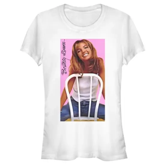 Junior's Britney Spears One More Time Album Cover T-Shirt image {3}