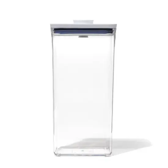 OXO POP 3.7qt Plastic Rectangle Airtight Food Storage Container Clear image {3}